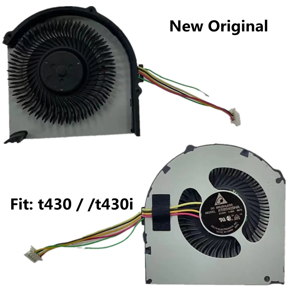 Ventilateur de refroidissement CPU Original pour ordinateur portable Lenovo ThinkPad T430 T430i FRU 04W3268 04W3270 0B41088 0B41089 KSB0405HA -BE1L