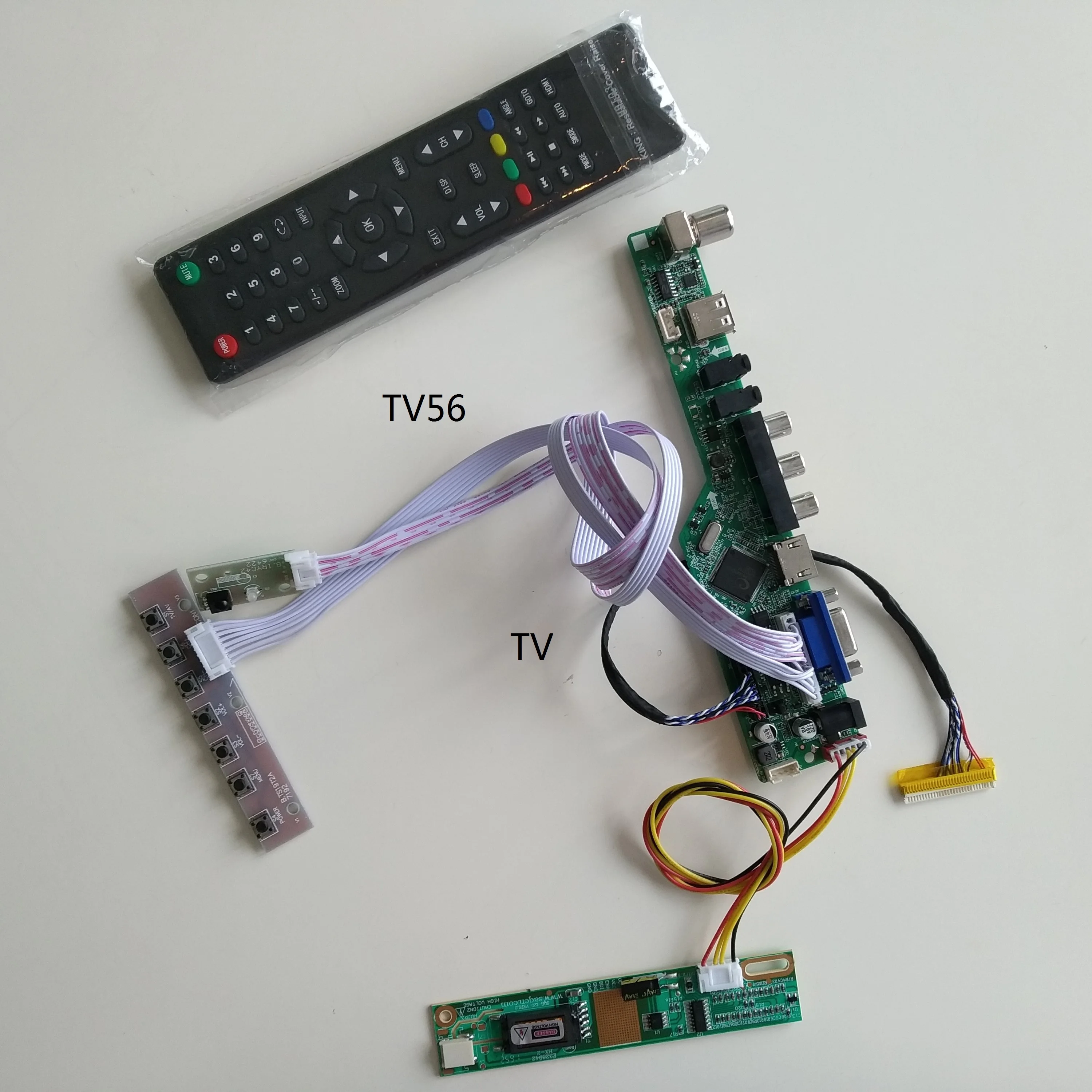 AUDIO VGA AV TV USB LCD LED 1 CCFL 램프 컨트롤러 드라이버 보드 DIY, B154EW02 CLAA154WA05 1280x800 15.4 인치