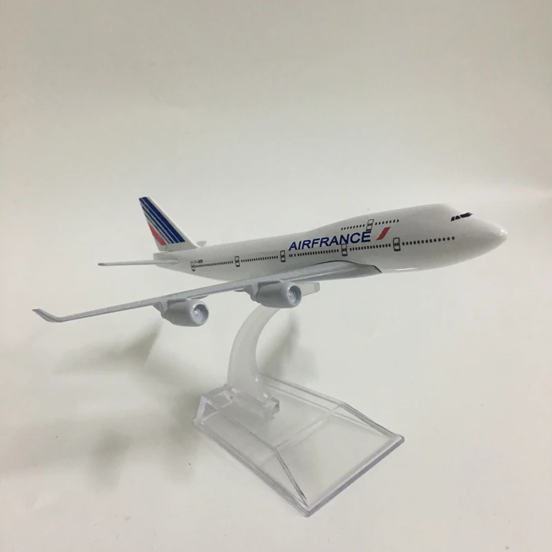 JASON TUTU-modelo de avión Boeing 747 de metal fundido a presión, 16cm, 1:400