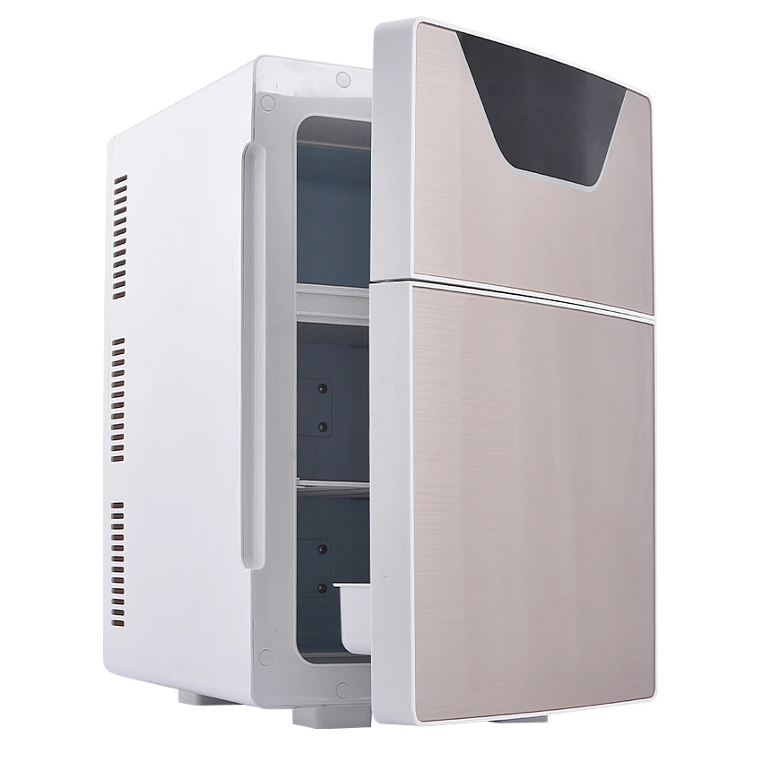 Автомобильный домашний мини-холодильник, 20 л, 220 В переменного тока/12 В постоянного тока, многофункциональный дорожный холодильник, портативный Электрический Морозильник F-L20SA