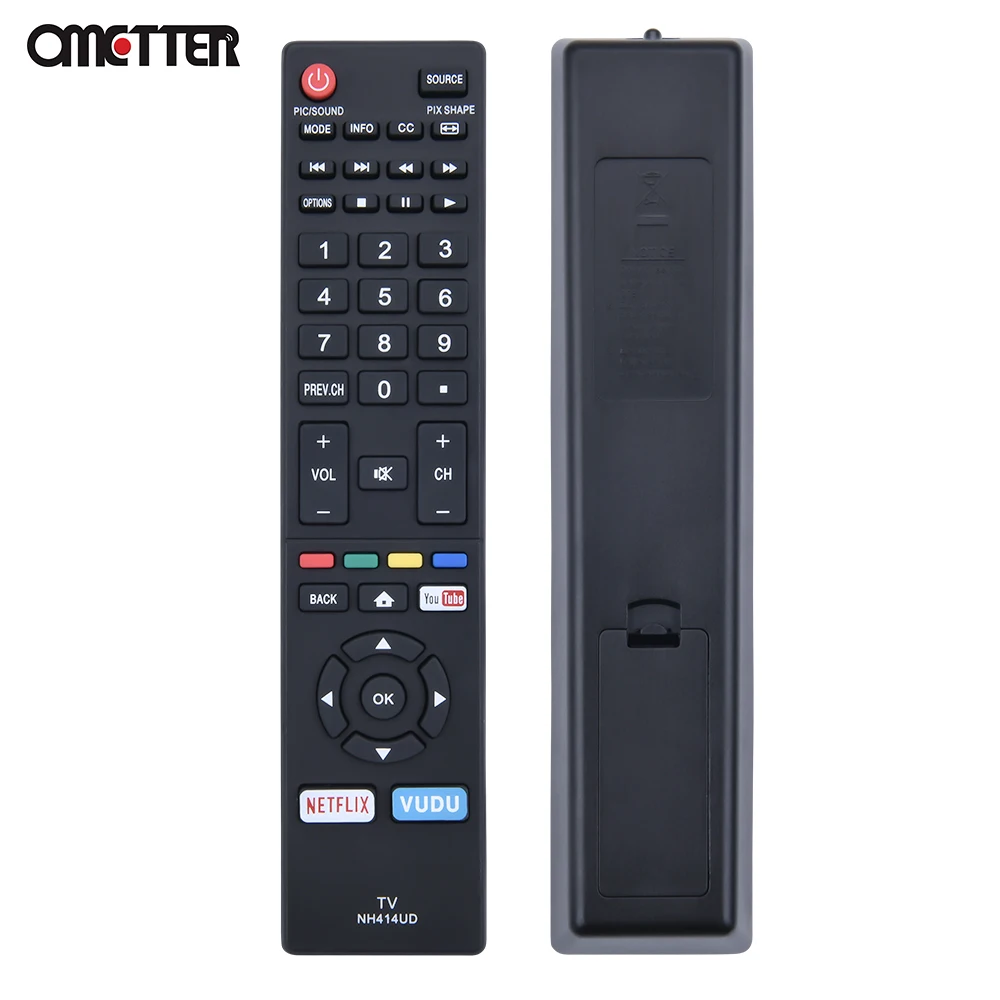 Adatto per Sanyo TV NH414UD telecomando FW43C46F FW55C46F FW50C76F FW43C46F-B