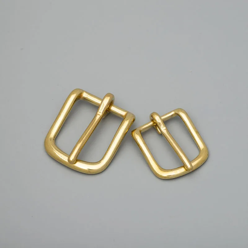 13/16/20/23/25/32/38mm metal brass pin Belt Buckles Single Prong  for DIY leather bag Halter belt strap webbing clasps shoe