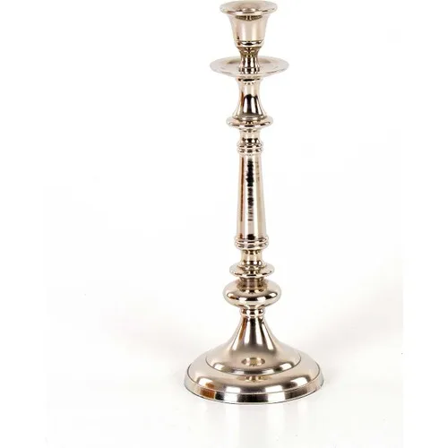 Euro Flora Metal Candlestick 11x31 cm