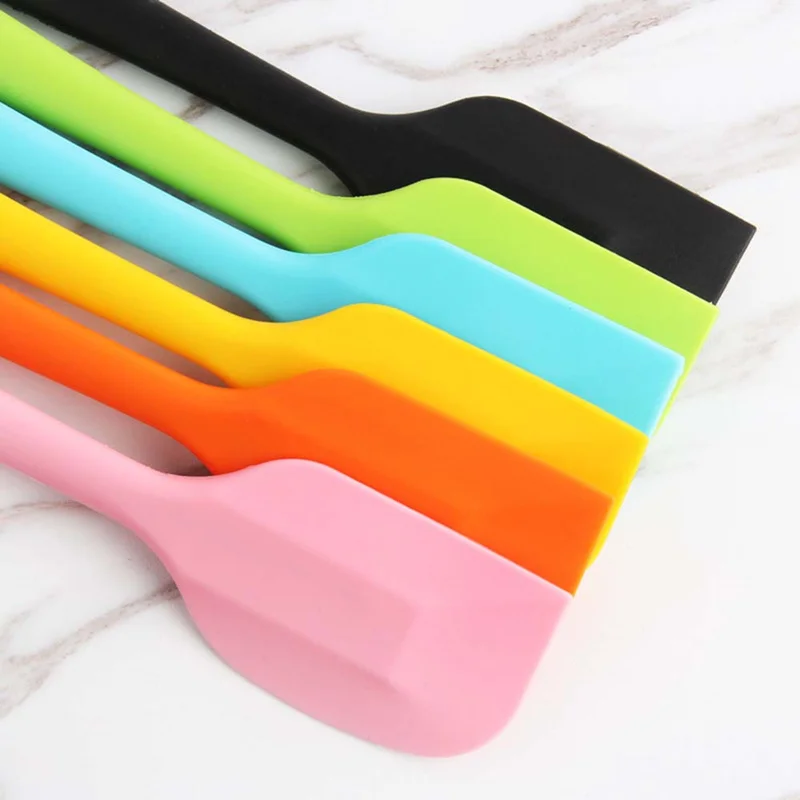 Food Grade Silicone Baking Pastry Spatulas Cake Cream Butter Scraper Non-stick Knife Cutter Divider Cooking Tools kitchen access