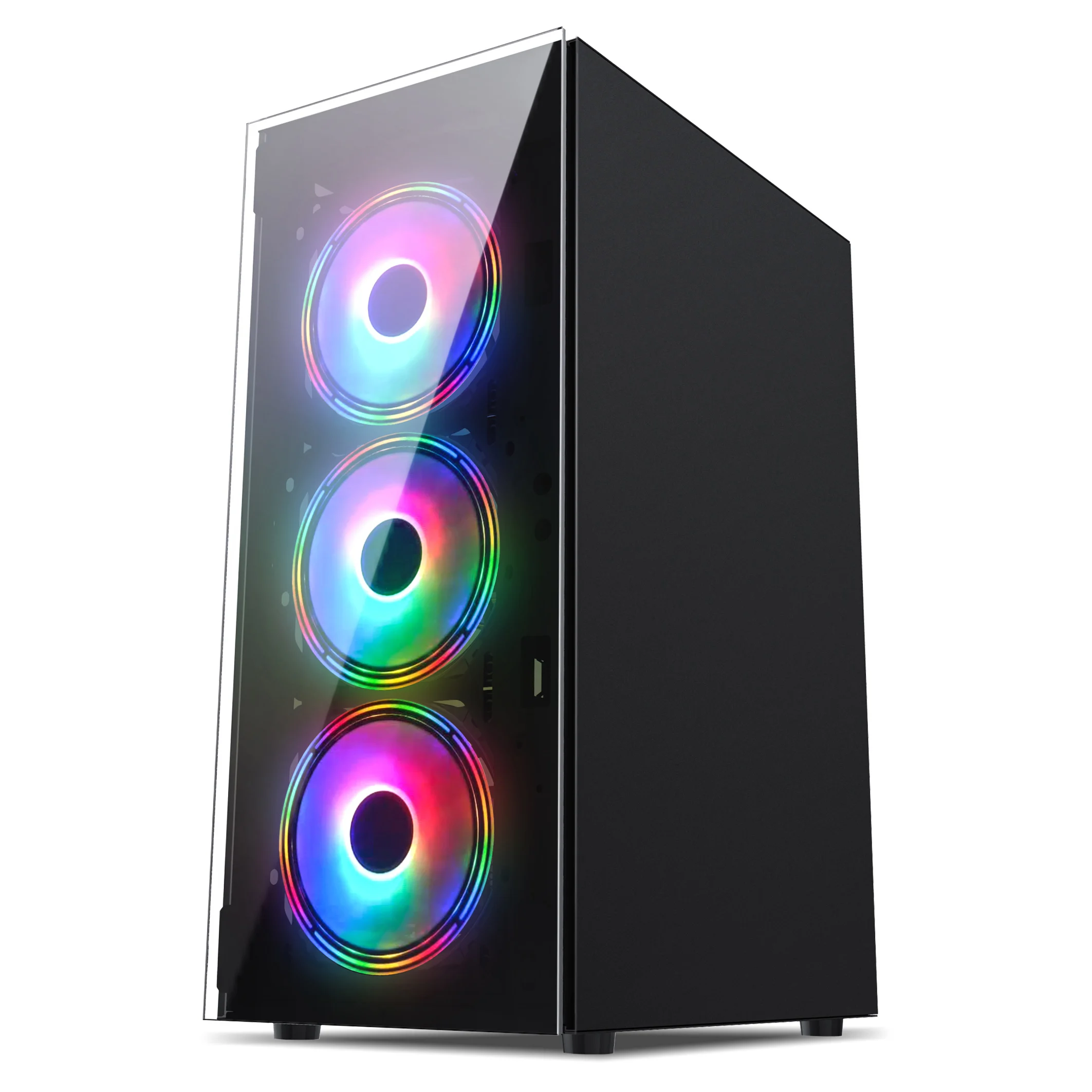 High configuration i3 i5 i7 i9 CPU with A8 7680  RAM SSD HDD HD graphics card cool lantern gaming desktop computer