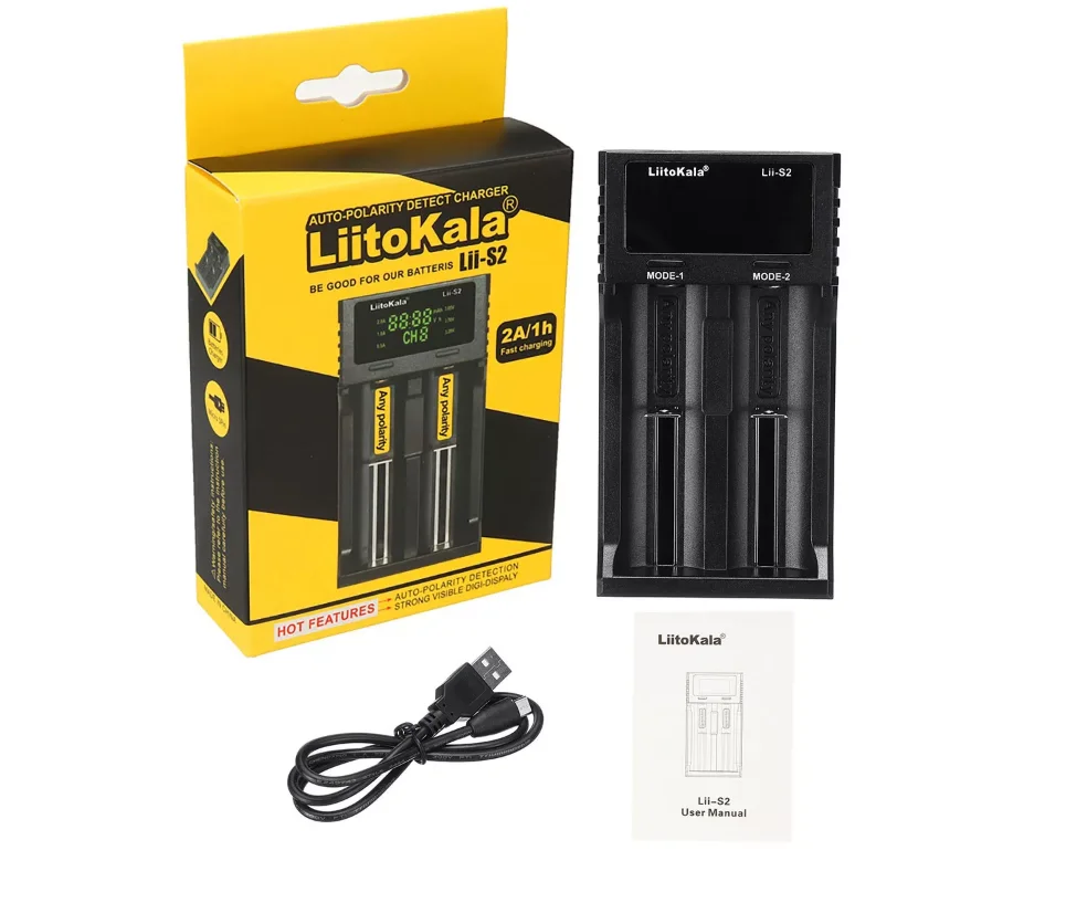 Горячая Распродажа, внешняя фотография, телефон с двумя слотами, зарядное устройство 18650, 1,2 в, 3,7 в, 3,2 в, AA/AAA, 26650, 21700, NiMH, l