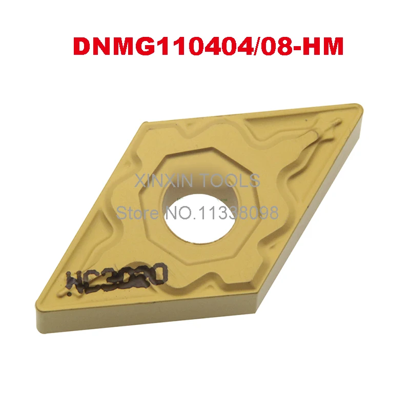 Original Carbide Inserts Lathe Cutter DNMG110404-HM DNMG110408-HM NC3030 DNMG 110404 110408 Turning Tools DNMG1104