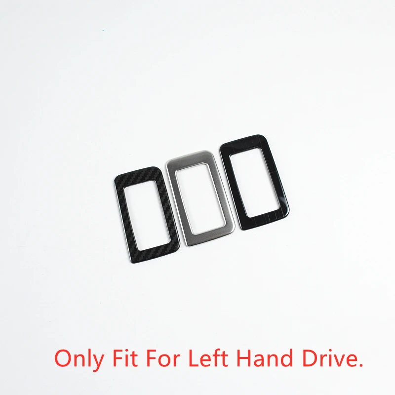 Car Front Door Trunk Switch Button Frame Decoration Cover Trim Strips For Audi A6 C8 2019-2021 Interior Automotive Accessories