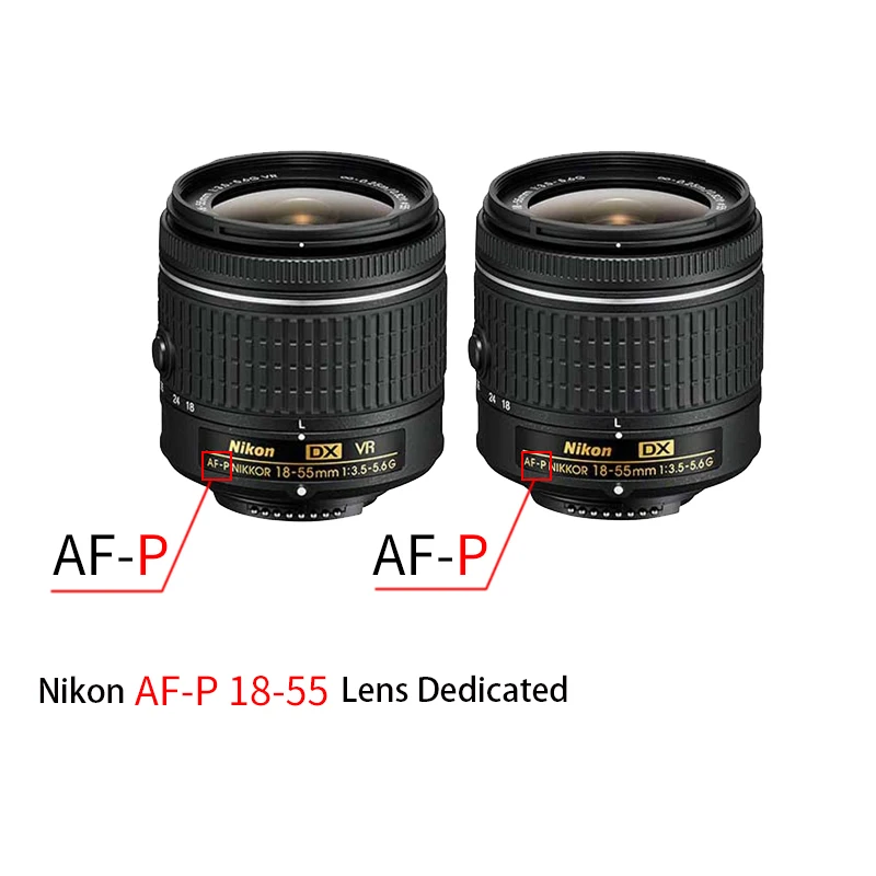 HB-N106 Camera Lens Hood Nikon AF-P 18-55 D3000 D3100 D3200 SLR D3300D3400D5300D5400 D5600 Accessories Reverse Buckle 55mm