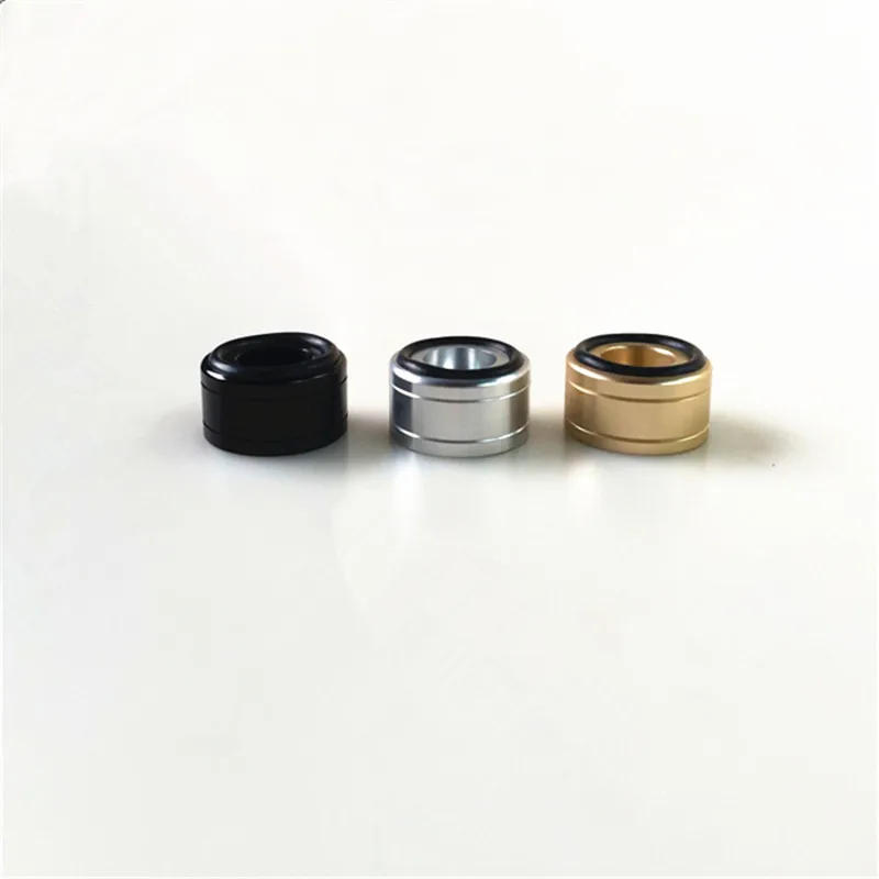 4 PCS set silver / black / gold Diameter 34mm high 13mm All-aluminum audio amplifier speaker feet Rubber ring shock absorption