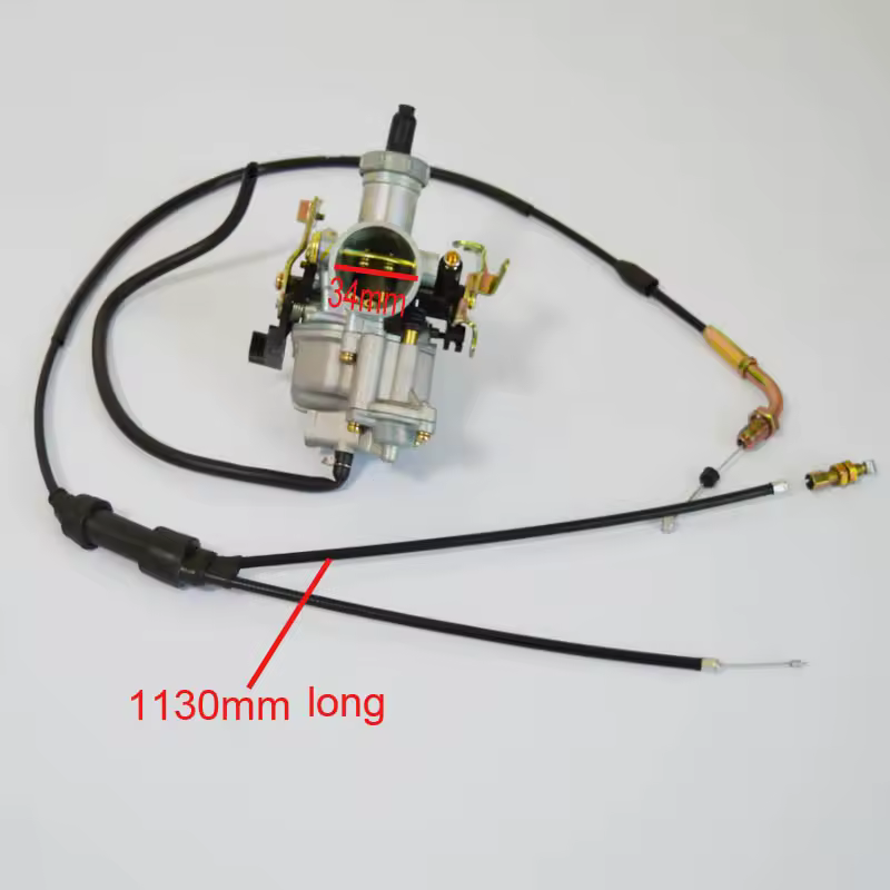 Carburador de bomba de aceleración de doble cable PZ27 27mm 150cc para motocicleta, moto de cross, triciclo, ATV, compatible con CG150, CG200, CG250, PZ30 30mm 250cc