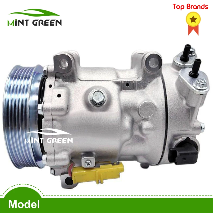 New AC COMPRESSOR For Peugeot 207/307/308 CITROEN C4 9659875780/6453WK/6453WL/648708/9670318880/6453QJ/6453QK/6453ZZ/9671216280