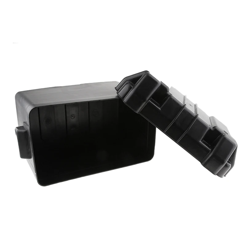 1 Set Car Smart Battery Box USB Car Charger Power Guard Storage Case & Belt GM-EP-9116 For RV Boat Auto Etc 13.4*7.67*10.6\