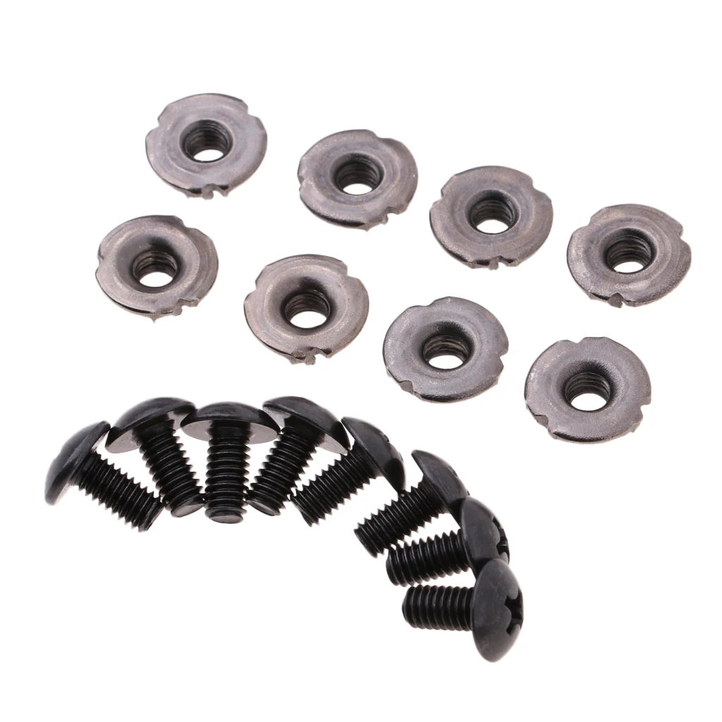 8 Pairs Roller Skates Buckle Replacement Inline Skates Screws Nut Bolts Tool Roller Skates Accessories