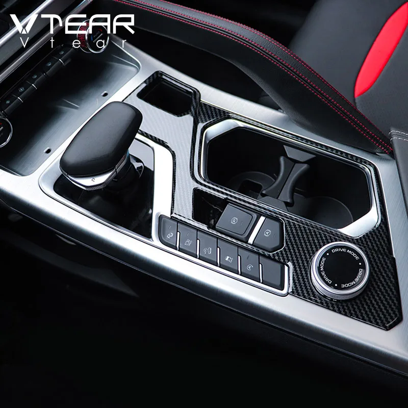 Vtear Central Control Gear Shift Panel Cover Interior Decoration Accessories Car Styling For Geely Tugella Xingyue FY11 2023