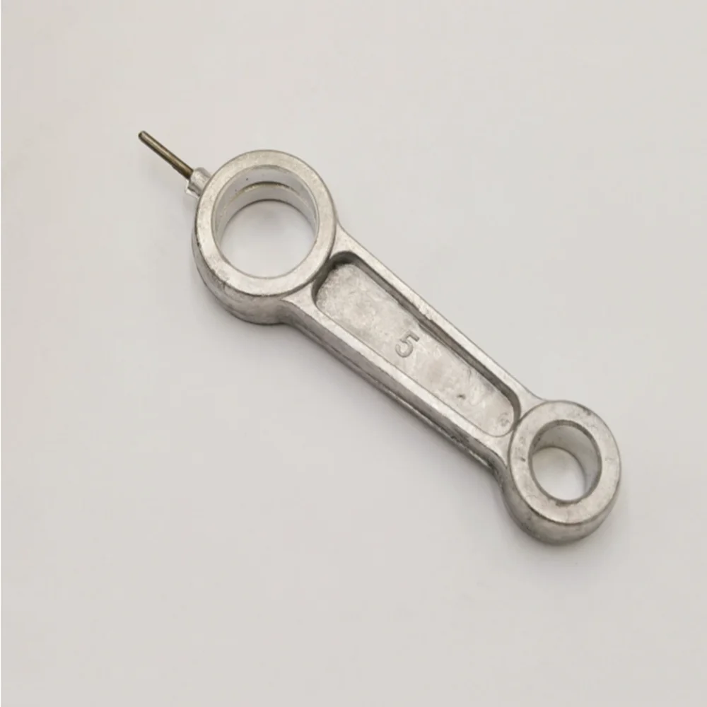 Silver Tone Aluminum Alloy Air Compressor Connecting Rod 12mm x 20mm x 70mm