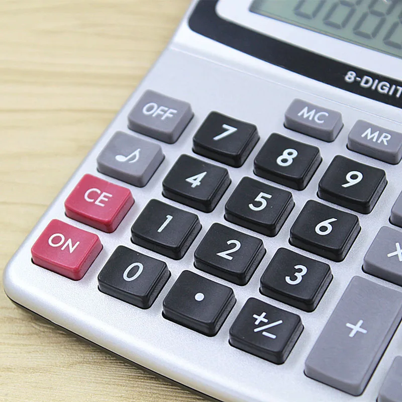 KK-800A-Calculadora electrónica de 8 dígitos, dispositivo con pantalla de tamaño pequeño, 8 A, suministros de oficina, Calculadora de impuestos