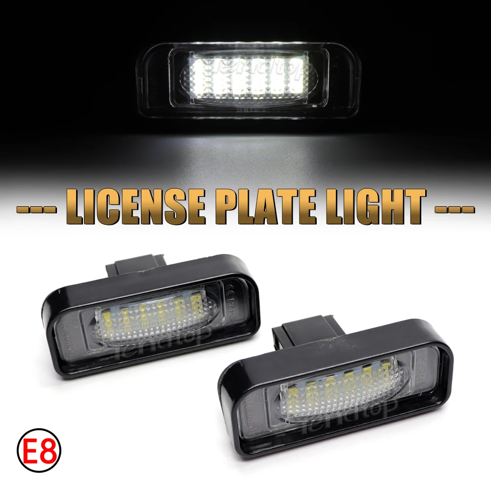 Led Licence Number Light Whit Xenon Part Tail Lamp For Mercedes Benz AMG W220 1999 2000 2001 2002 2003 2004 2005 Car Accessories