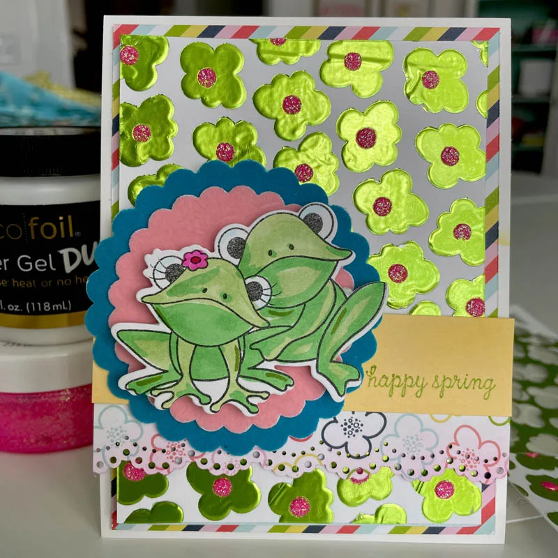 Shamrocks Hewan Mini Rusa & Beruang GNOME Katak Stempel Bening Stempel Karet Transparan untuk DIY Kartu Kerajinan Scrapbooking