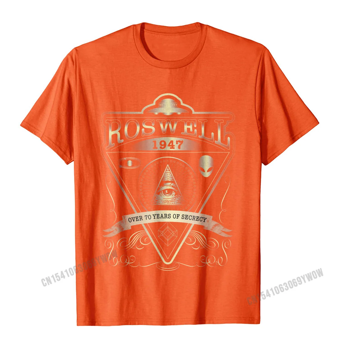 Roswell 1947 Alien T Shirt - Vintage Style UFO Area 51 Camisas Men Brand Men T Shirts Cotton Tops T Shirt Summer