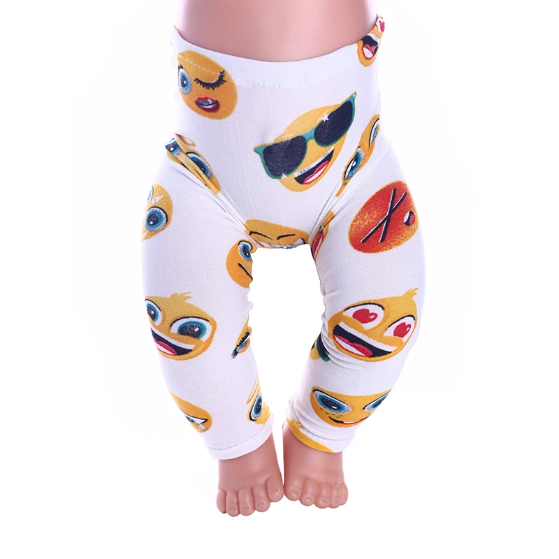 Doll Clothes Leggings Long Stock Fit 18 Inch American Of Girl`s&43Cm Baby New Reborn Doll Zaps Generation Christmas Girl`s Toy