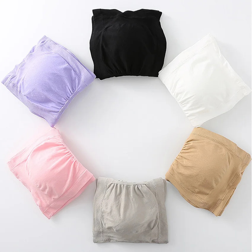 Top de tubo sin costuras de talla grande, sujetador Invisible sin tirantes para mujer, Top corto sin mangas con Espalda descubierta, Tops cortos, ropa interior para mujer