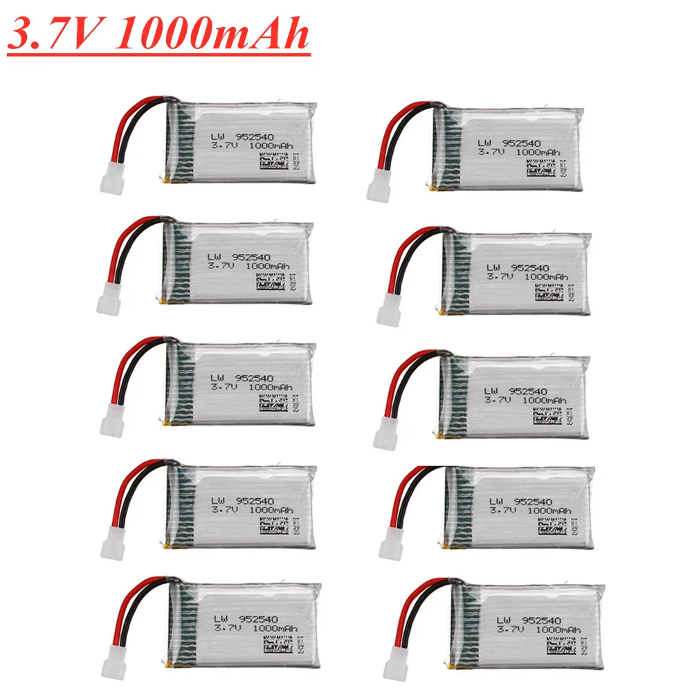 3.7V 1000mAh 25c Lipo Battery 952540 For Syma X5 X5C X5C-1 X5S X5SW X5SC V931 H5C CX-30 CX-30W RC Quadcopter Spare Parts