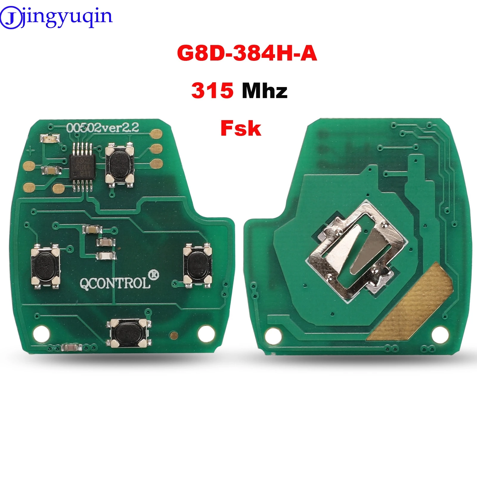 

jingyuqin G8D-384H-A Remote Key Circuit Board for Honda Accord CR-V HR-V Fit City Jazz Odyssey Shuttle Civic ID48 ID46