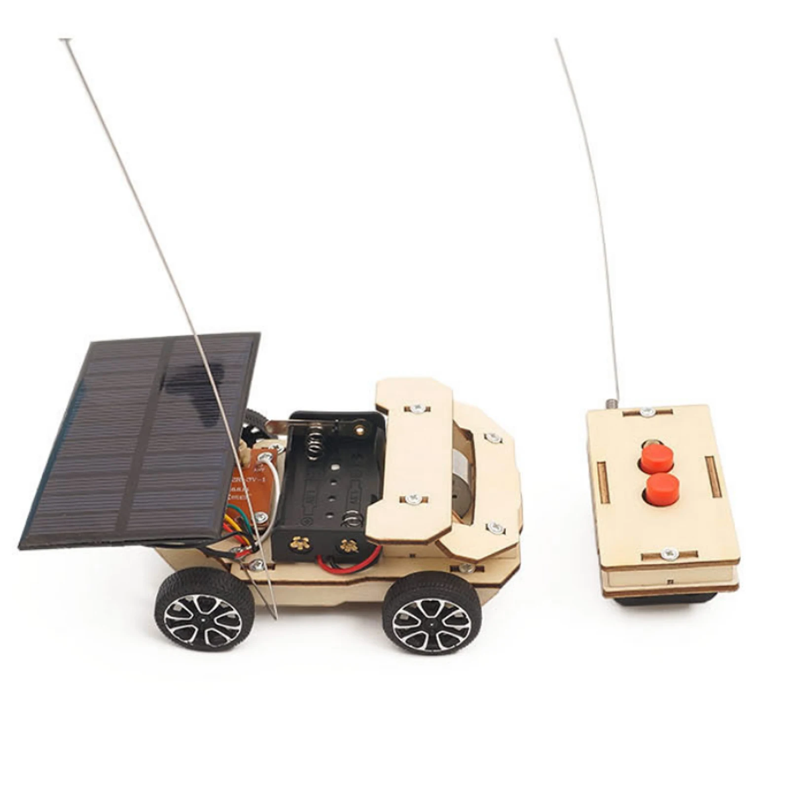Stelo fai-da-te assemblare telecomando per auto solare RC Car Puzzle giocattoli educativi tecnologia scientifica giocattoli per auto Set per regali per bambini