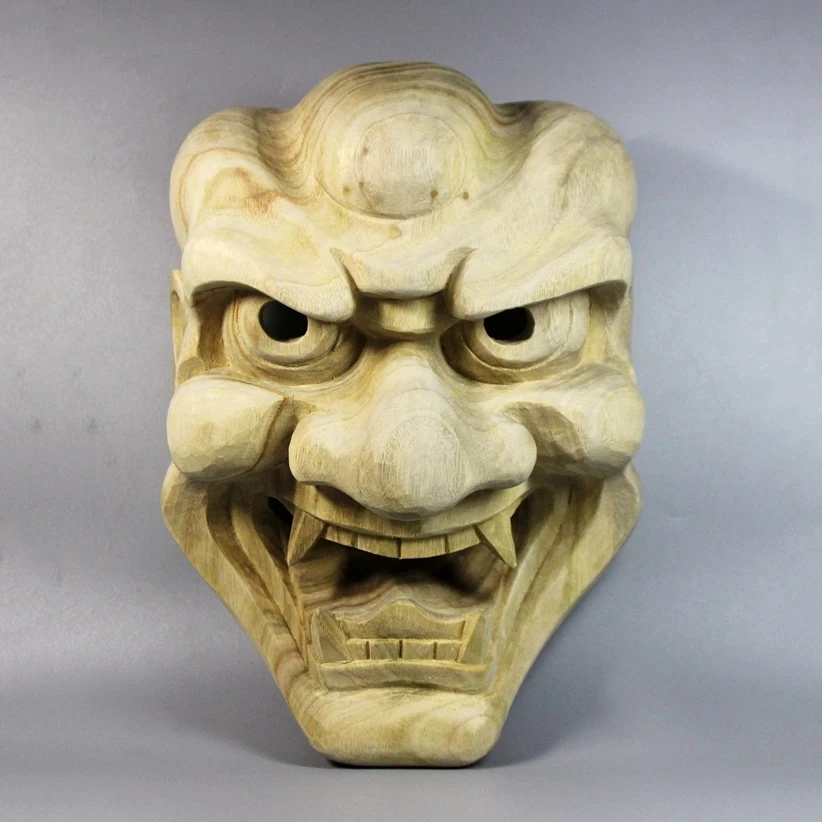 

The Lion Face Japanese Wood Carving The Mask Wall Decoration The Traditional Craft Pure Hand Makes Decoration Tattoo