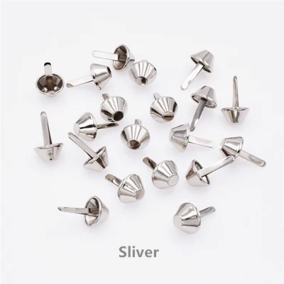 ZENTEII Metal Craft Purse Feet Rivet Studs Pierced For Purse Handbag Punk Rock Rivet Bag Leather Washer Nailheads DIY Accessory