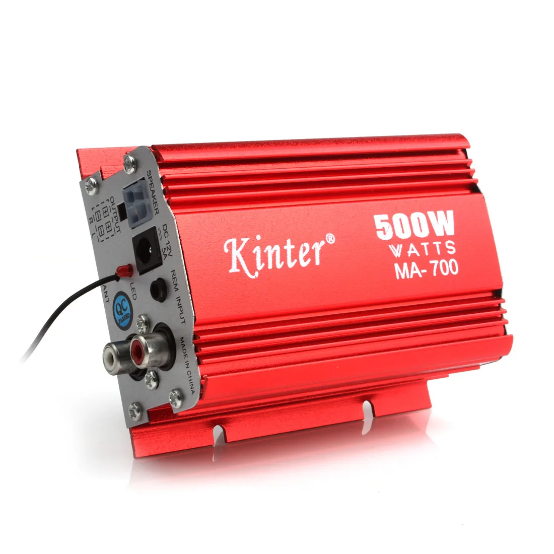 Kinter MA-700 500W Digital Car Motorcycle 2 Channels Audio AMP Amplifier FM Stereo Radio with Remote Support MP3 USB FM Input