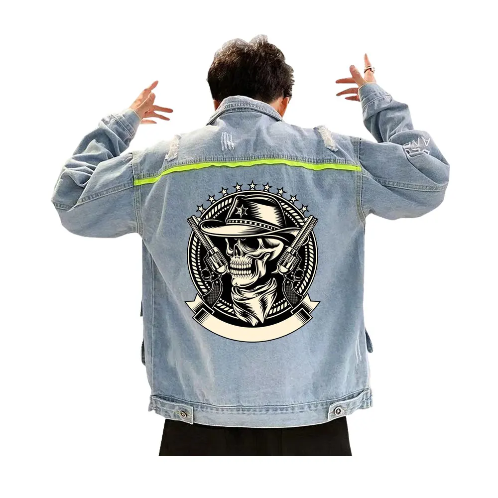 Iron On Transfer Patches For Clothing Cool Punk Style Thermo Stickers Diy Shirt Decals Paches For Jackets Backpack Accessories