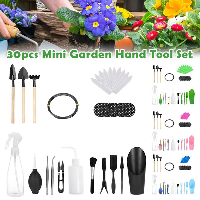 30 Pieces Unique Succulent Tool Set Suitable For The Care Of Indoor Miniature Garden And Plant  Garden Tools Outil De Jardin