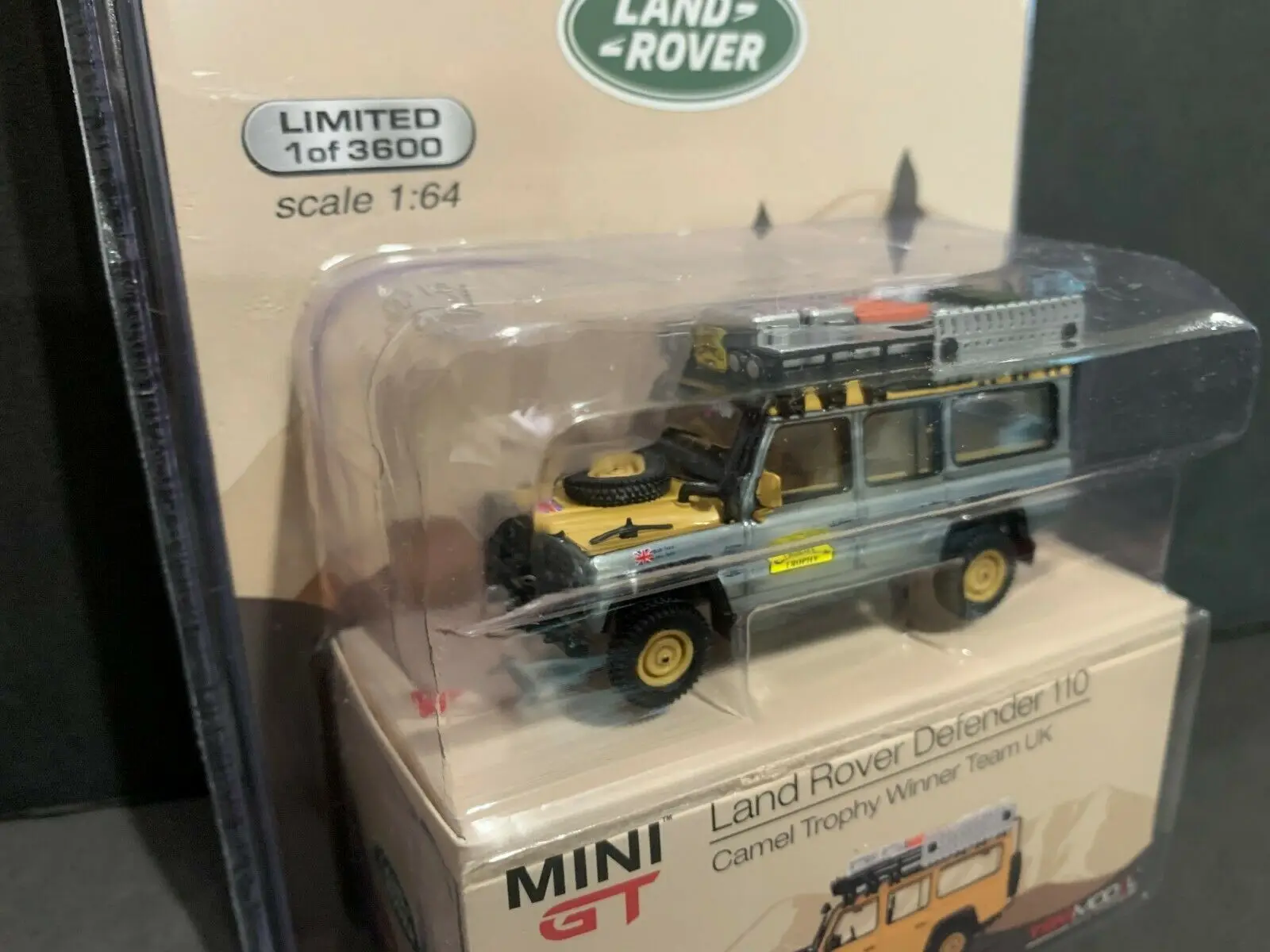 2020 Mini GT TSM MIJO protective shell Land Rover Defender 110 Camel  #108  Limited collection