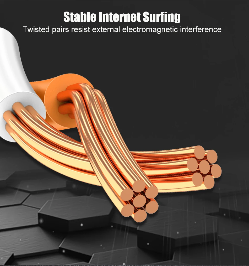 SAMZHE CAT6 Flache Ethernet Kabel 1000Mbps 250MHz KATZE 6 RJ45 Vernetzung Patchkabel LAN für Computer Router Laptop – Detail 12