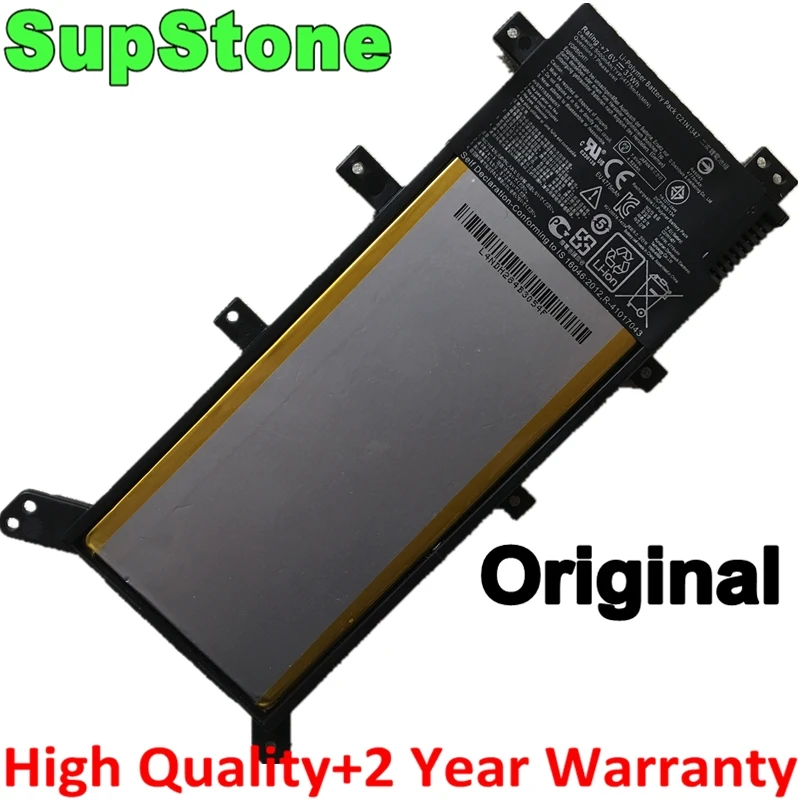 Supstone Genuine Oem Bateria do Portátil para Asus X554l X555l X555ld A555sj F555ua Y583ld F555uj F555uf K555l F554dg F555lf C21n1347
