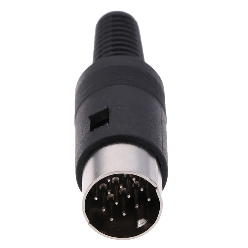 1 Buah DIN Plug 13 PIN Male In-Line Audio Adapter Connector DIN-13P Plug Audio AV Connector Untuk Keyboard Audio Komputer