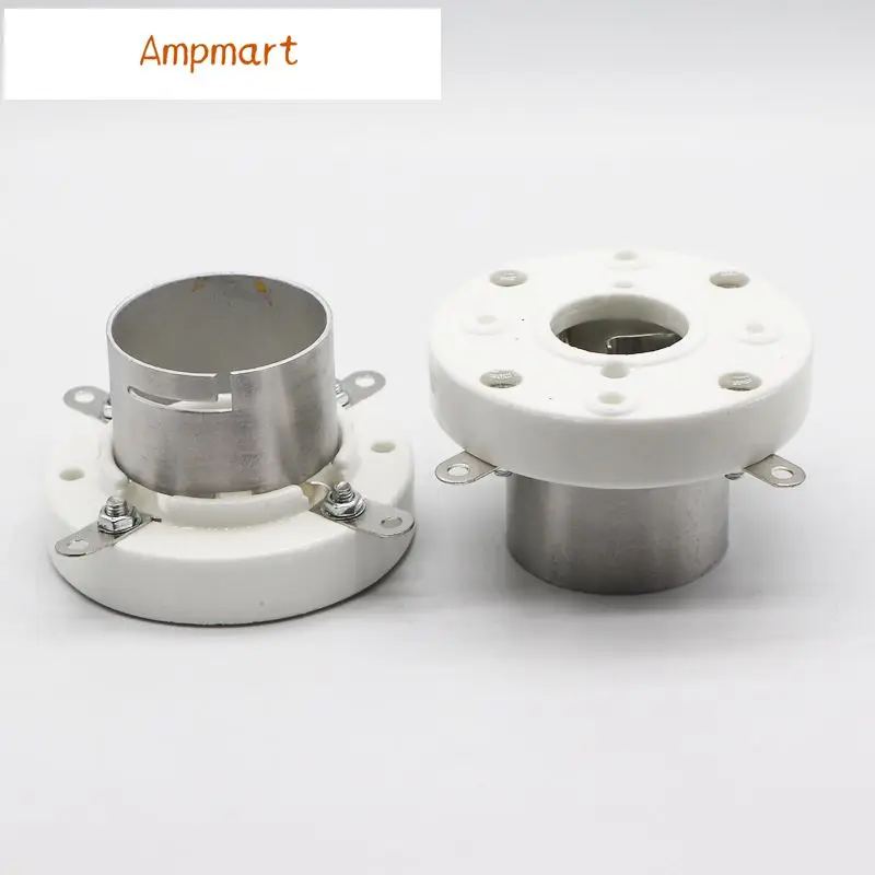 1Pcs Ceramic Large 4-Pin Vacuum Tube Holder GZC4-3B is Used For 805 845 211 FU-5 Vacuum Tube