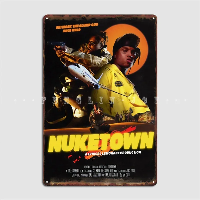 Nuketown Lyrical Lemonade Metal Plaque Poster Wall Cave Wall Classic Plaques Tin Sign Poster