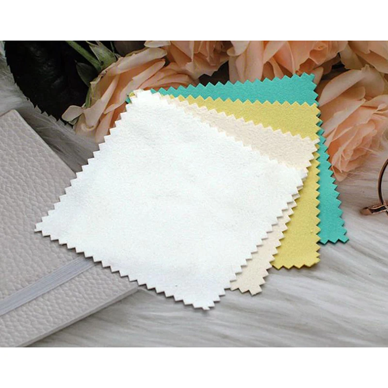 10pc Silver Polishing Cloth Cleaning Cloth Polishing Cloth Soft Clean Wipe Wiping Cloth Of Silver Gold Jewelry Tools