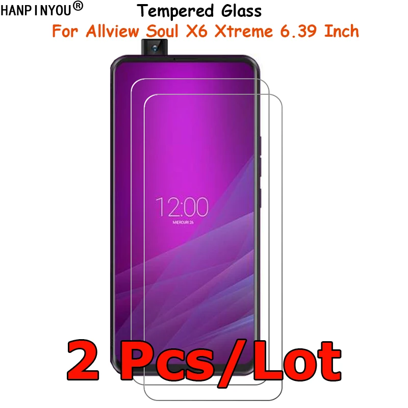 2 шт./лот для Allview Soul X6 Xtreme закаленное стекло Экран протектор ультра тонкий взрывостойкая защитная пленка + Clean Kit
