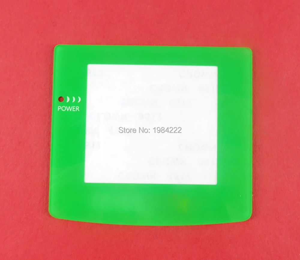 Reemplazo multicolor de 20 piezas para cubierta de lente de pantalla GBC para Protector de lente Gameboy Color GBC