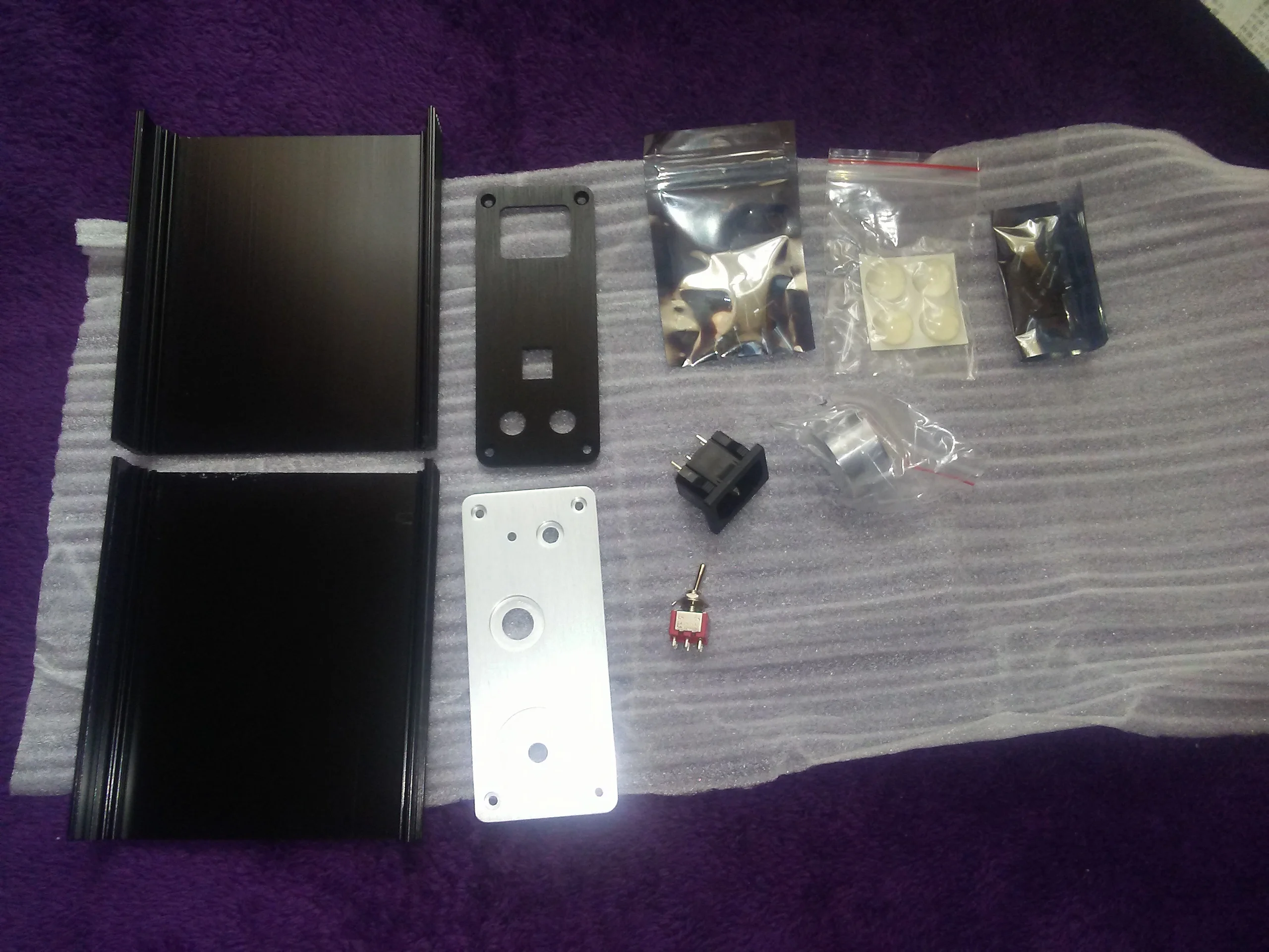 Full Aluminum Headphone Amplifier Case/Box/Chassis for LJM HA-PRO Amplifier Board