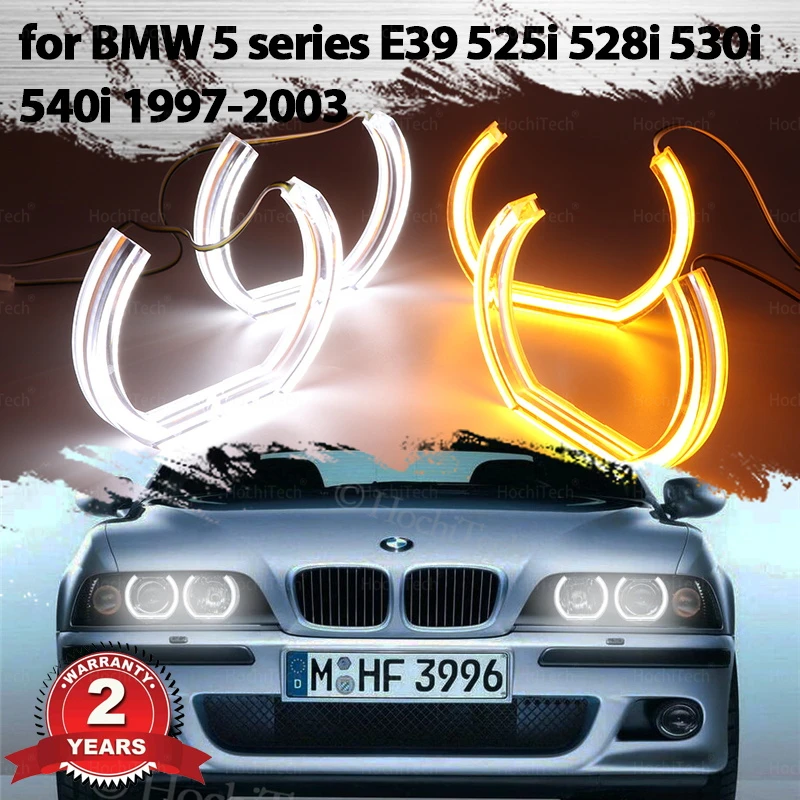 

Дневной фотографический фон для BMW 5 series E39 525i 528i 530i 540i 1997-2003 с кристаллами и ангельскими глазами