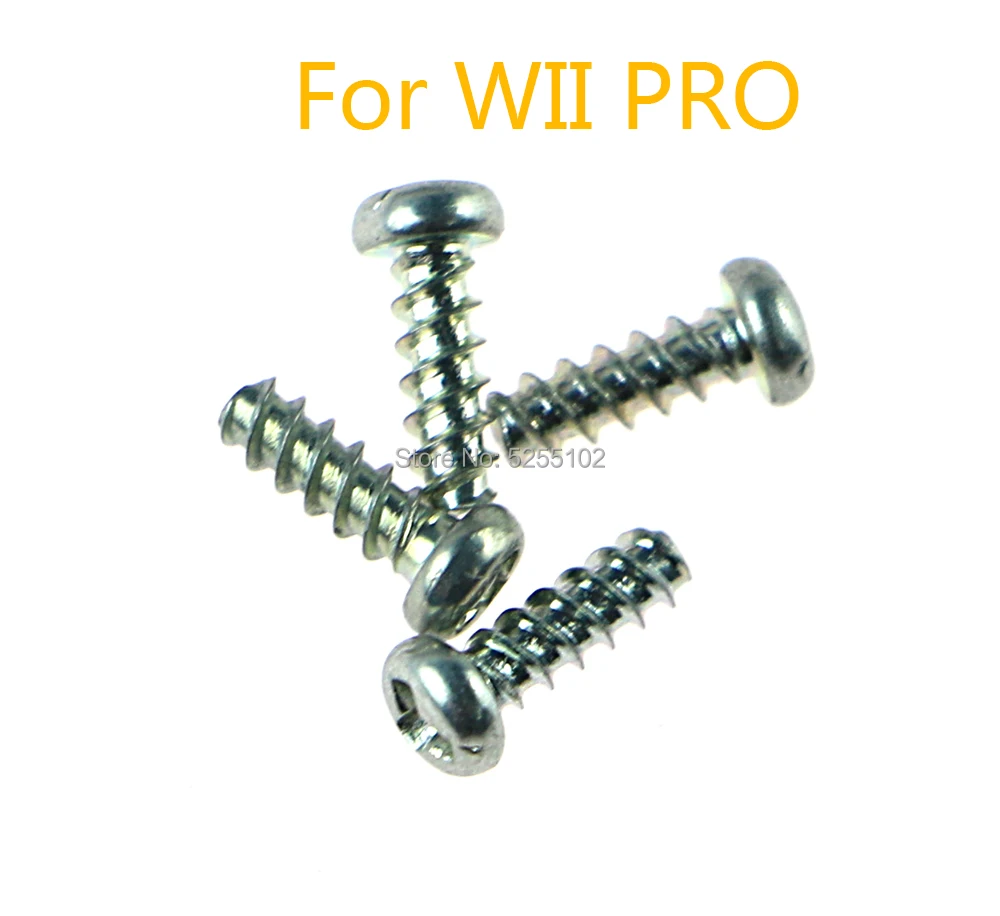 500pcs High quality FOR Wii PRO handle Y screw Security Bit Screw Case For Nintend Wii Console Cartridge Screws For Nintendo Wii