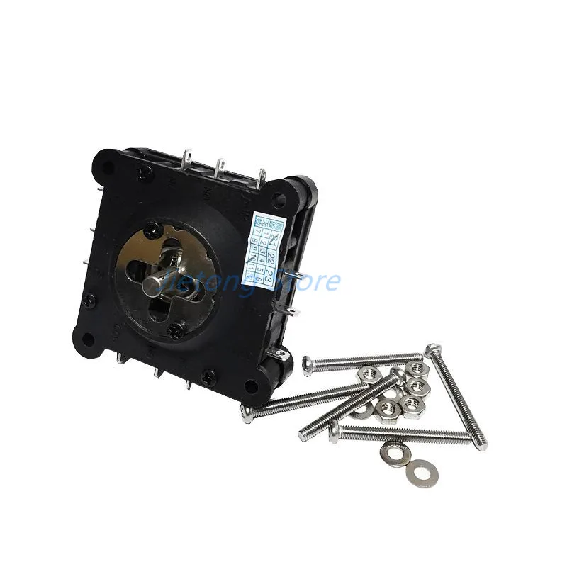 1PC Joystick CV4A-F Tipo di interruttore Rocker Auto-ripristinante Ritorno a molla Cross-binding Console di gioco Interruttore a bilanciere Potetiomter