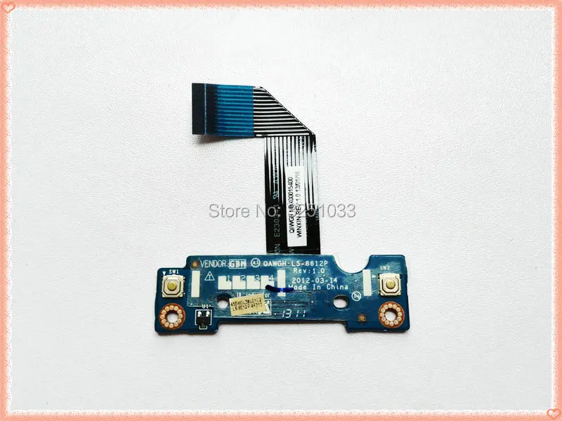 LS-8612P For Lenovo N580 N581 N585 N586 P585 Touchpad/Mouse Button Board NBX00015400 LS-8612P Switch board tested ok