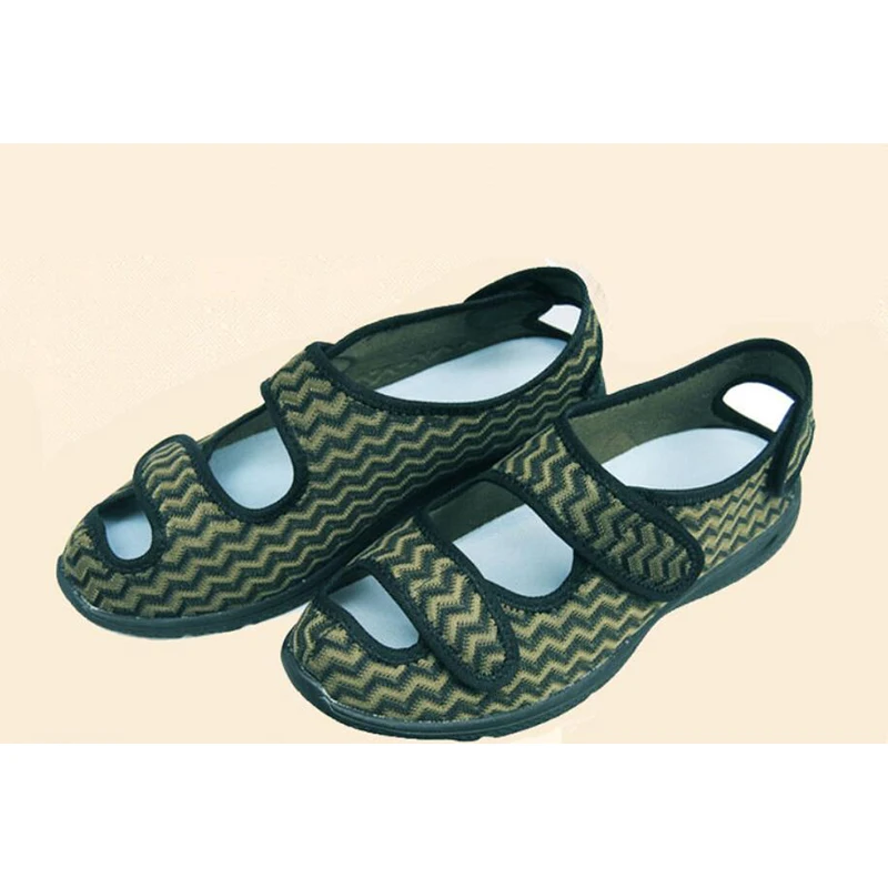 Gout foot swollen shoes summer foot fat thumb eversion instep high diabetes shoes enlarged and widened postoperative care shoes