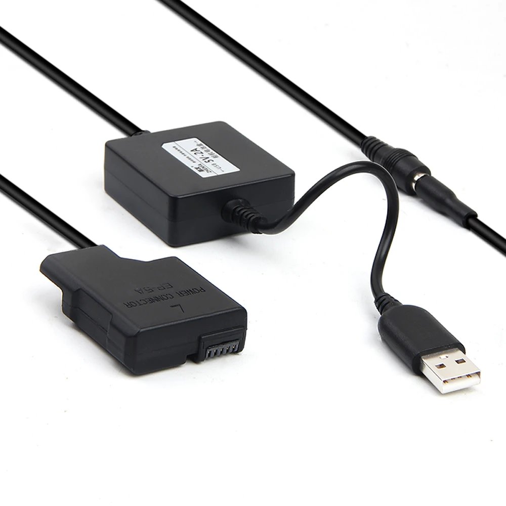 USB power bank EL14A EN-EL14 Dummy Battery EP-5A Power Adapter for Nikon D3100 D3200 D3400 D3300 D3500 D5300 d5200 D5100 D5500